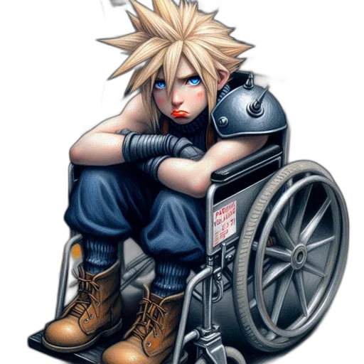 robot, weapon, concept art, comic book art, cyberpunk, pixel art, young, man transparent PNG cut-out