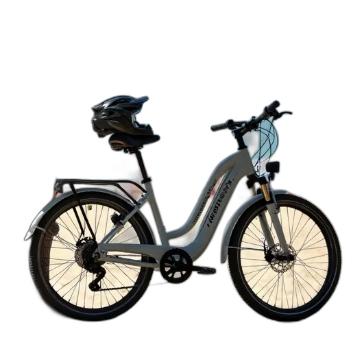 bicycle, helmet, handlebars, parked, wooden, deck, near, sandy transparent PNG cut-out