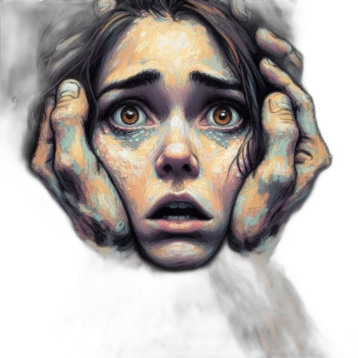 face, mask, creature, photorealistic, comic book art, fantasy art, concept art, underwater transparent PNG cut-out