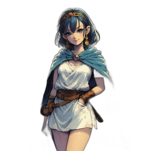 staff, sword, dress, weapon, fantasy art, concept art, anime, pixel art transparent PNG cut-out