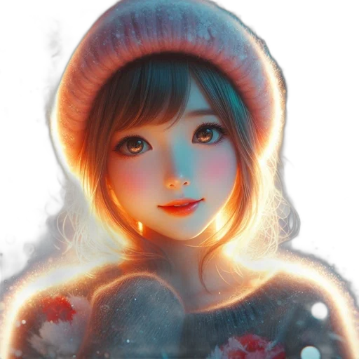 face, dress, robot, hat, fantasy art, photorealistic, anime, concept art transparent PNG cut-out