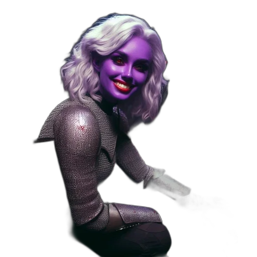 robot, mask, creature, staff, concept art, vaporwave, cyberpunk, pixel art transparent PNG cut-out