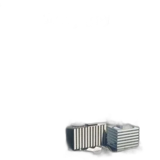 furniture, robot, building, food, 3d render, photorealistic, concept art, vaporwave transparent PNG cut-out