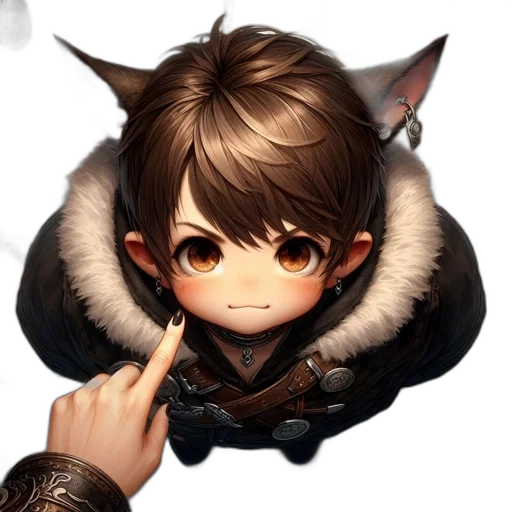 staff, weapon, face, dragon, fantasy art, concept art, pixel art, anime transparent PNG cut-out