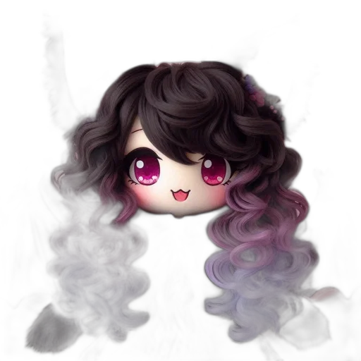 hair, staff, mask, pixel art, fantasy art, anime, concept art, fog transparent PNG cut-out