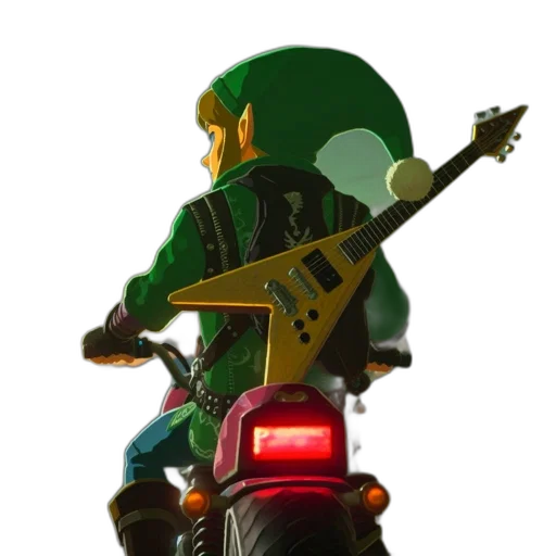 weapon, jacket, concept art, 3d render, pixel art, vaporwave, green, elf-character transparent PNG cut-out