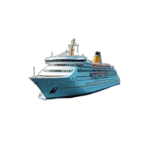 large, passenger, ferry, middle transparent PNG cut-out