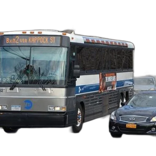 3d render, silver, blue, bus, route, bxh2, via, kappock transparent PNG cut-out