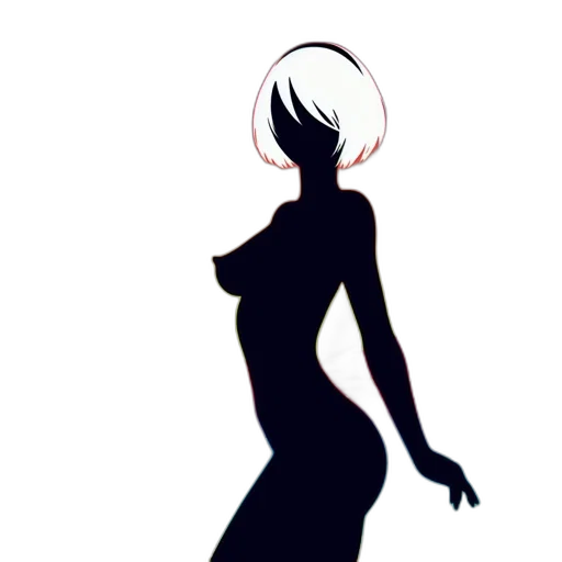 dress, staff, hair, creature, concept art, anime, cartoon, pixel art transparent PNG cut-out