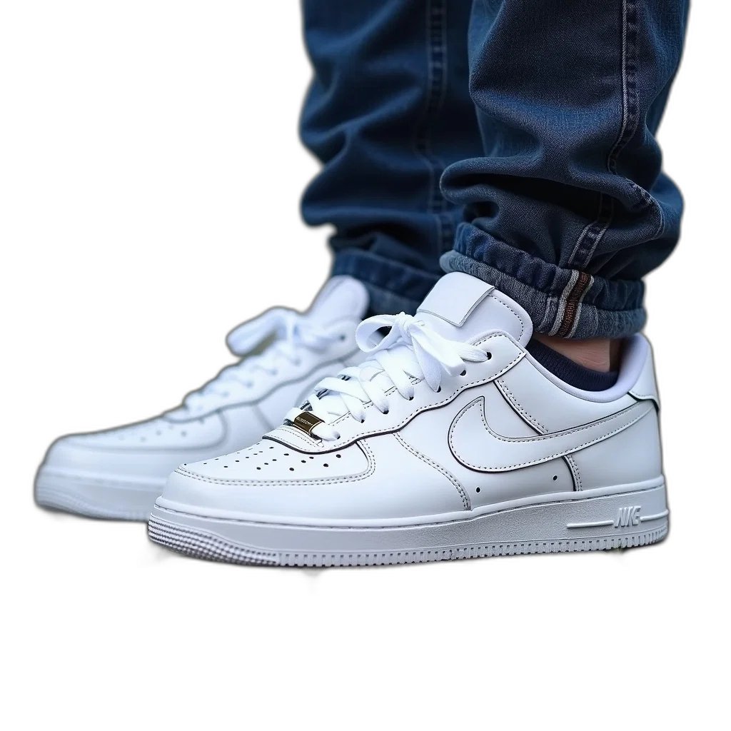 shoes, 3d render, photorealistic, person, standing, paved, surface, wearing transparent PNG cut-out