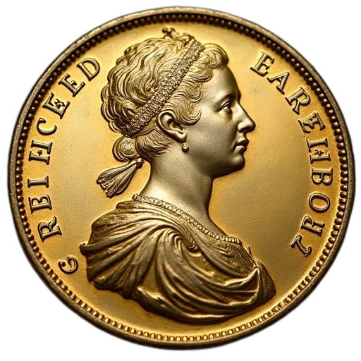 crown, jewelry, golden, threepence transparent PNG cut-out