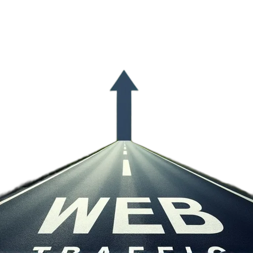 stylized, image, road, leading, into, distance, large, arrow transparent PNG cut-out