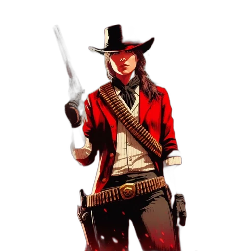 staff, weapon, jacket, hat, concept art, comic book art, pixel art, fantasy art transparent PNG cut-out