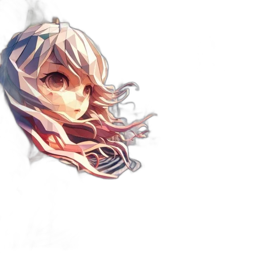 mask, face, crown, staff, concept art, fantasy art, anime, pixel art transparent PNG cut-out