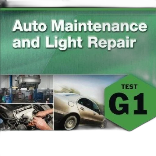 green, book, cover, titled, auto, maintenance, light, repair transparent PNG cut-out