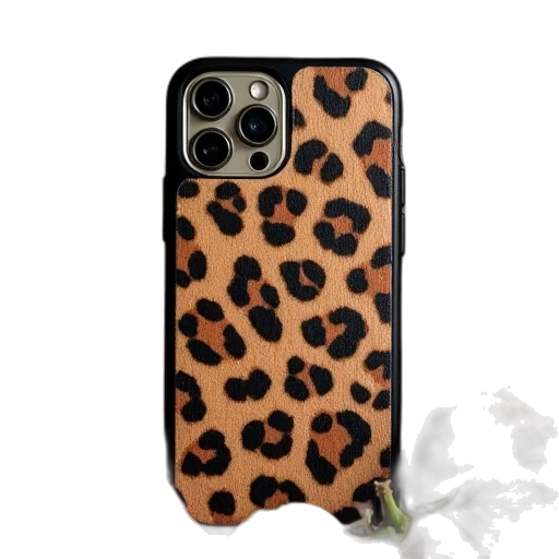 animal, 3d render, leopard, print, design, iphone, case transparent PNG cut-out