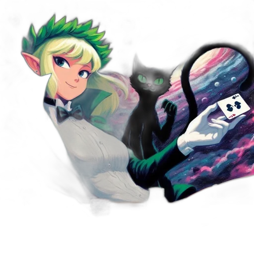 dragon, staff, concept art, fantasy art, pixel art, anime, green, monochrome transparent PNG cut-out