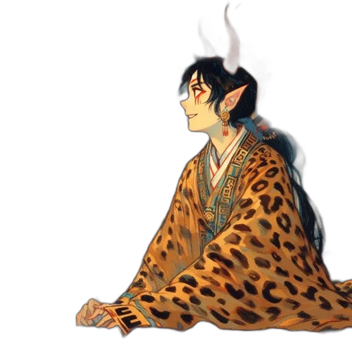 dragon, watercolor, concept art, fantasy art, anime, fire, golden, red transparent PNG cut-out