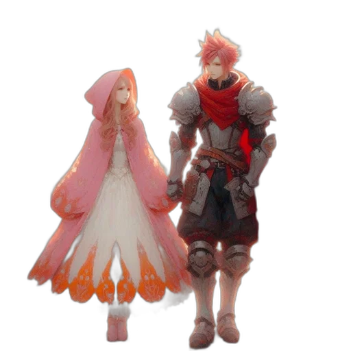 concept art, 3d render, fantasy art, pixel art transparent PNG cut-out