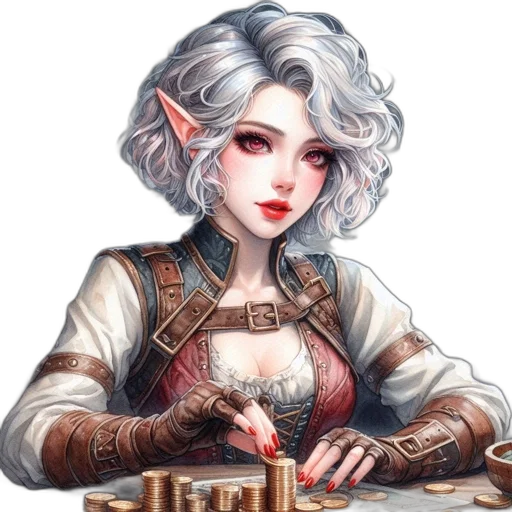 dragon, jewelry, staff, face, fantasy art, pixel art, concept art, watercolor transparent PNG cut-out