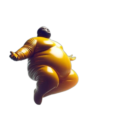 food, creature, robot, animal, 3d render, concept art, photorealistic, golden transparent PNG cut-out
