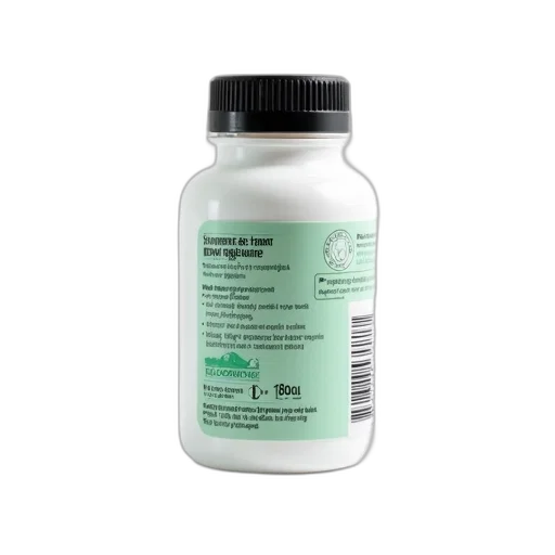 bottle, white, black, cap, displayed, against, background, label transparent PNG cut-out
