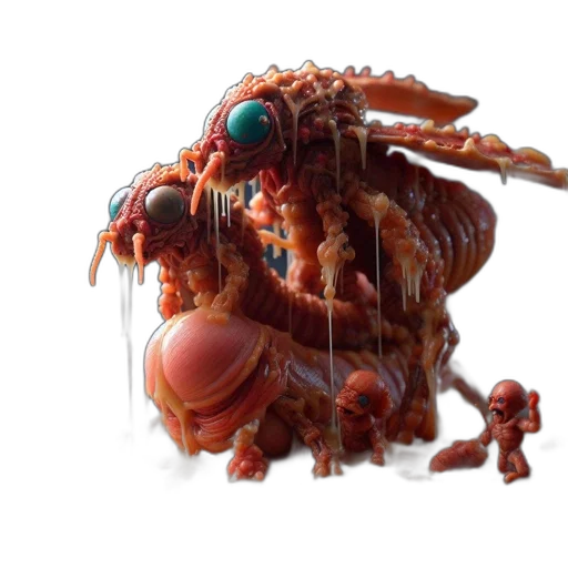 creature, dragon, robot, animal, concept art, 3d render, fantasy art, photorealistic transparent PNG cut-out