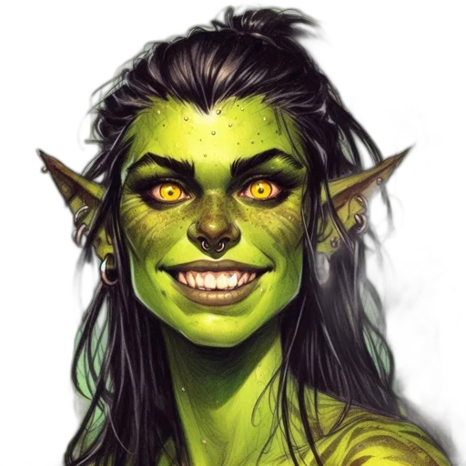 face, staff, mask, creature, fantasy art, concept art, photorealistic, comic book art transparent PNG cut-out