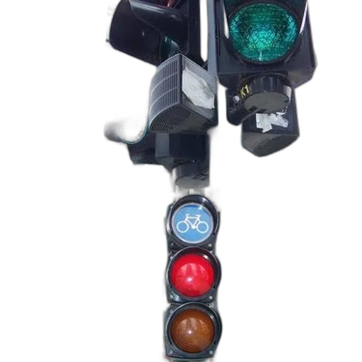 robot, staff, weapon, car, 3d render, concept art, traffic, light transparent PNG cut-out