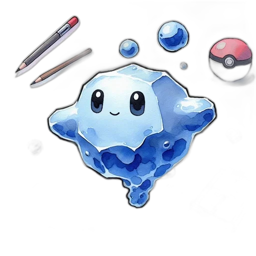 staff, weapon, creature, umbrella, concept art, watercolor, pixel art, photorealistic transparent PNG cut-out
