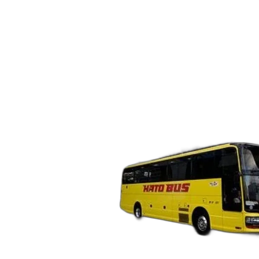 staff, 3d render, photorealistic, concept art, pixel art, yellow, hato, bus transparent PNG cut-out