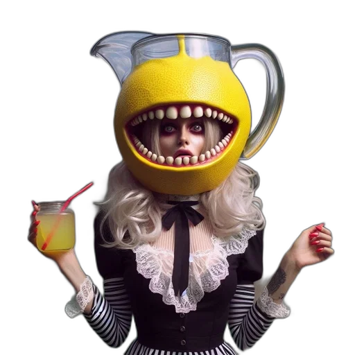 mask, creature, hat, concept art, 3d render, person, wearing, unique transparent PNG cut-out