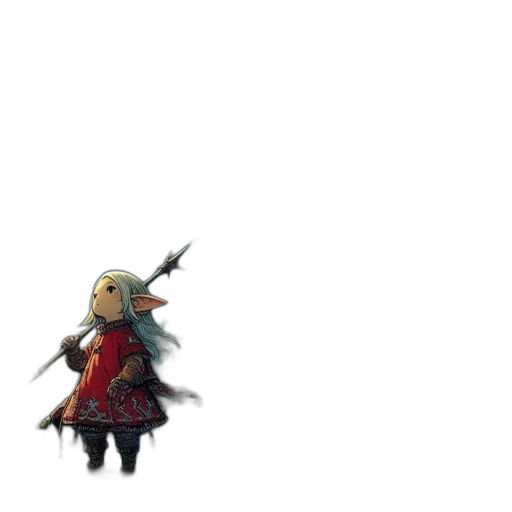 weapon, staff, sword, dragon, concept art, pixel art, fantasy art, 3d render transparent PNG cut-out