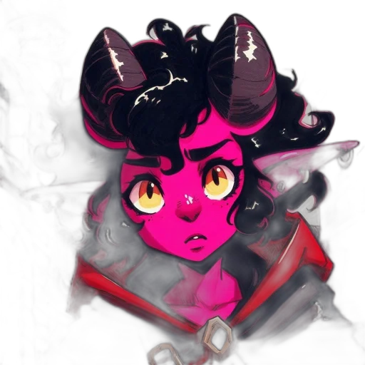 mask, staff, creature, crown, concept art, pixel art, vaporwave, fantasy art transparent PNG cut-out