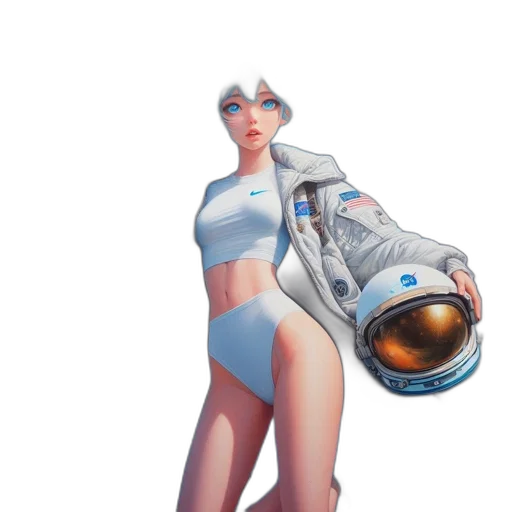 robot, weapon, dress, jacket, concept art, 3d render, fantasy art, comic book art transparent PNG cut-out