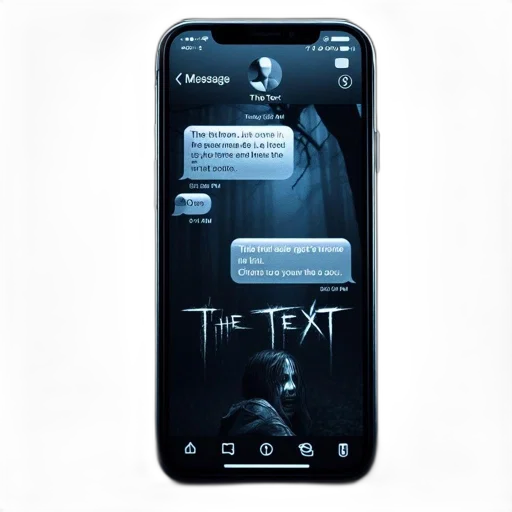 concept art, smartphone, screen, displays, mysterious, message, thread, promotional transparent PNG cut-out