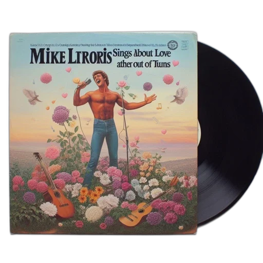 album, cover, shows, man, presumed, mike, ltoris, singing transparent PNG cut-out