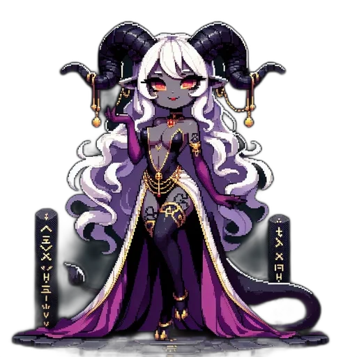 fantasy art, pixel art, concept art, anime, dark, monochrome, animated, figure transparent PNG cut-out
