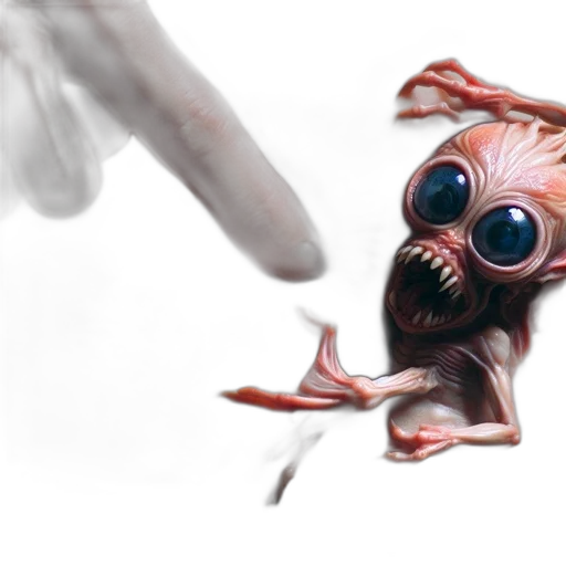 creature, staff, animal, weapon, concept art, 3d render, photorealistic, fantasy art transparent PNG cut-out