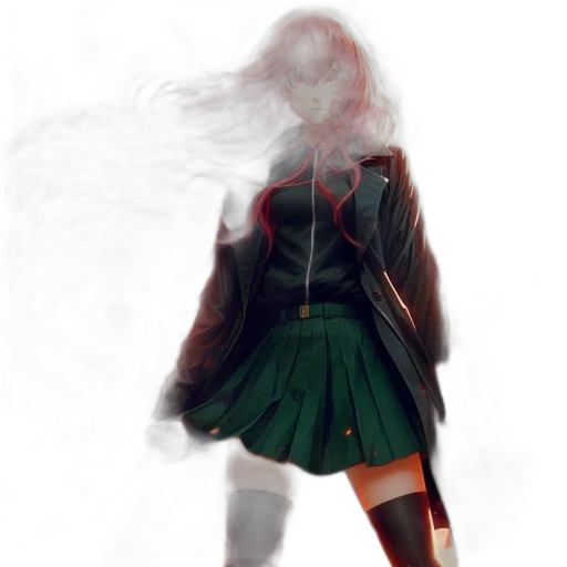 jacket, mask, dress, creature, concept art, photorealistic, comic book art, anime transparent PNG cut-out
