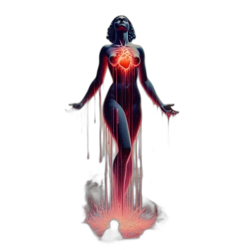 dress, concept art, pixel art, fantasy art, comic book art, fire, red, dark transparent PNG cut-out