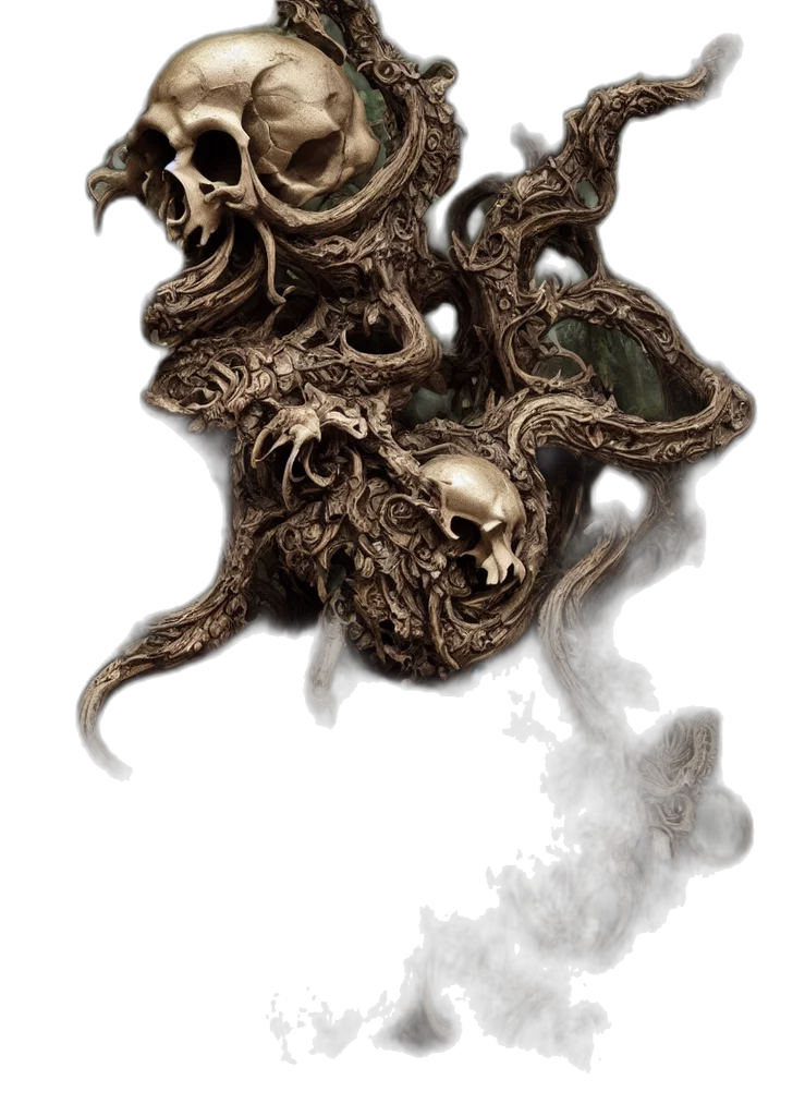 dragon, creature, mask, crown transparent PNG cut-out