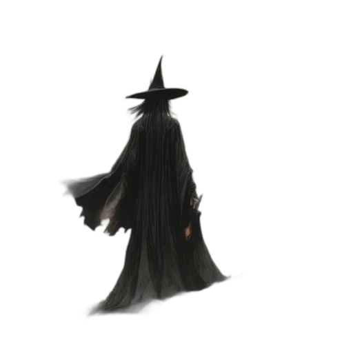 hat, dress, staff, creature, concept art, 3d render, fantasy art, pixel art transparent PNG cut-out