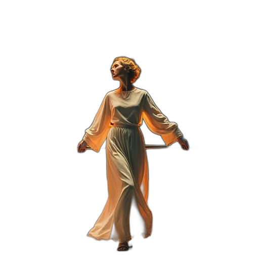 dress, staff, crown, jewelry transparent PNG cut-out
