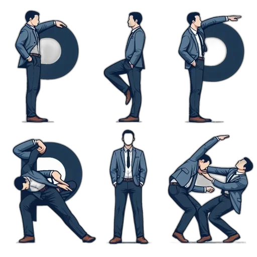 jacket, robot, concept art, pixel art, cartoon, monochrome, illustration, series transparent PNG cut-out