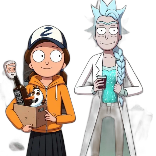 staff, jacket, crown, hat, concept art, cartoon, comic book art, anime transparent PNG cut-out