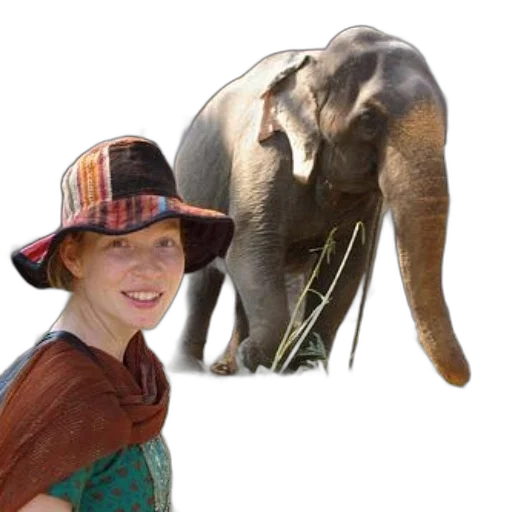 animal, hat, staff, person transparent PNG cut-out