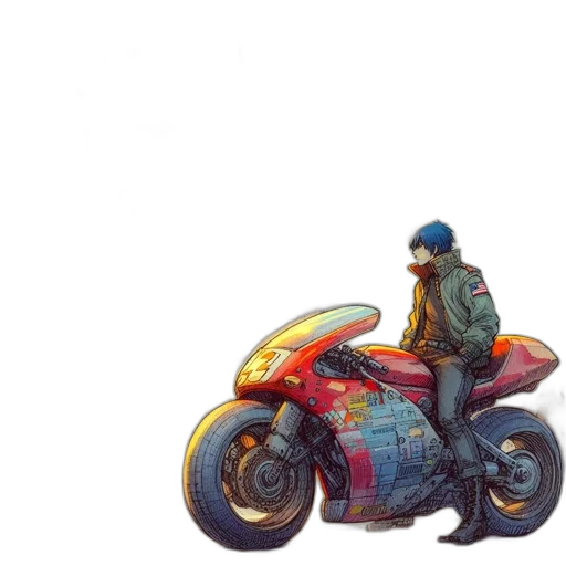 jacket, car, weapon, animal, concept art, watercolor, pixel art, comic book art transparent PNG cut-out