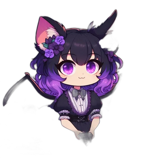 staff, animal, creature, anime, pixel art, fantasy art, concept art, dark transparent PNG cut-out