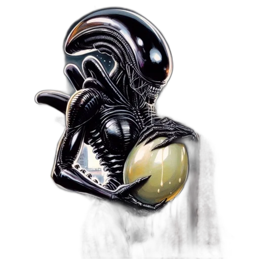 mask, creature, robot, jewelry, concept art, comic book art, 3d render, fantasy art transparent PNG cut-out